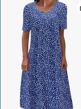 Printed Relax Fit Dress